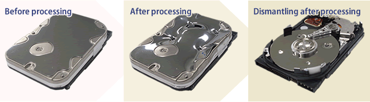 Disk processing image