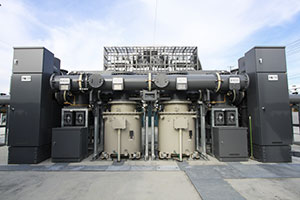 Extra high-voltage substation