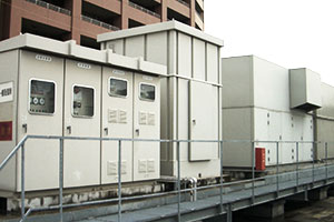 Image of a gas turbine generator