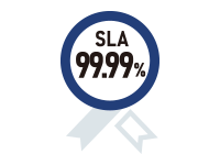 SLA 99.99% guarantteed